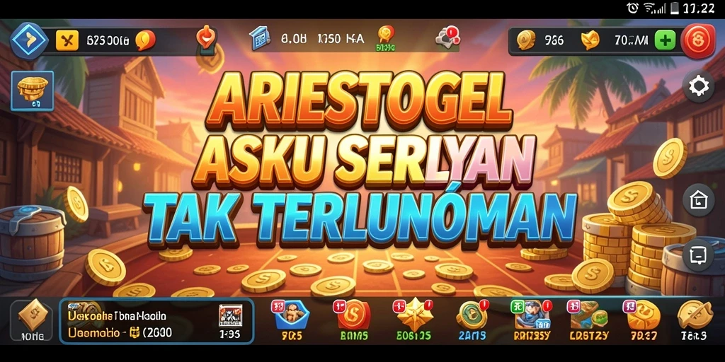 Tampilan screenshot ARIESTOGEL yang menampilkan aksi seru di dalam permainan.