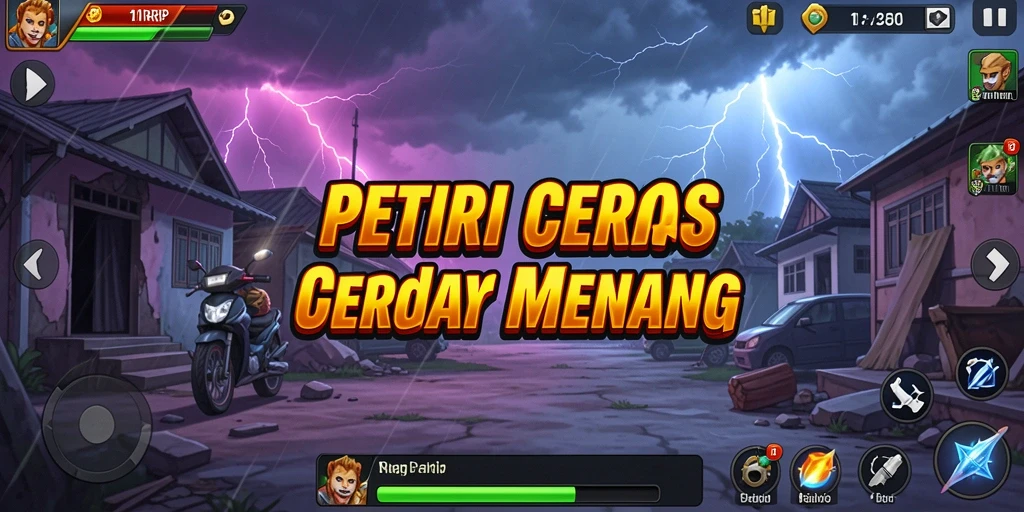 Tampilan gameplay PETIRRP yang mendebarkan dan penuh strategi.
