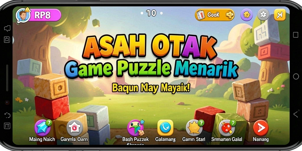 Tampilan gameplay RP8 yang menantang dan interaktif.