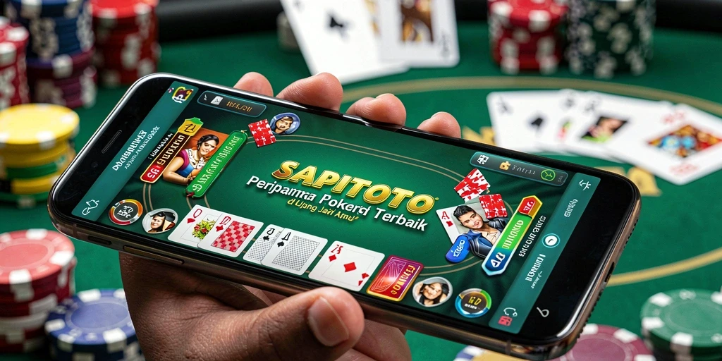 Tampilan gameplay Poker yang memukau di SAPITOTO.